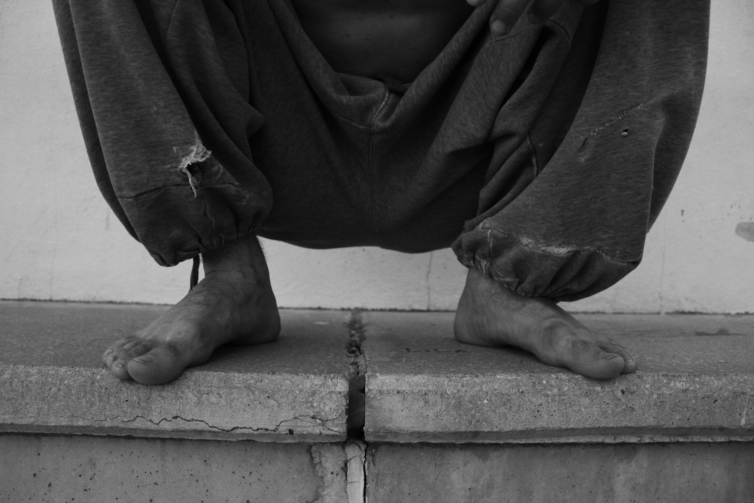 parkour descalzo